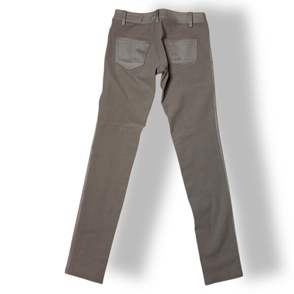 Filomena Fernandez Mixed Media Taupe Womens Pants Jeans Sz 38/XS 2-Tone Skinny - Picture 4 of 8